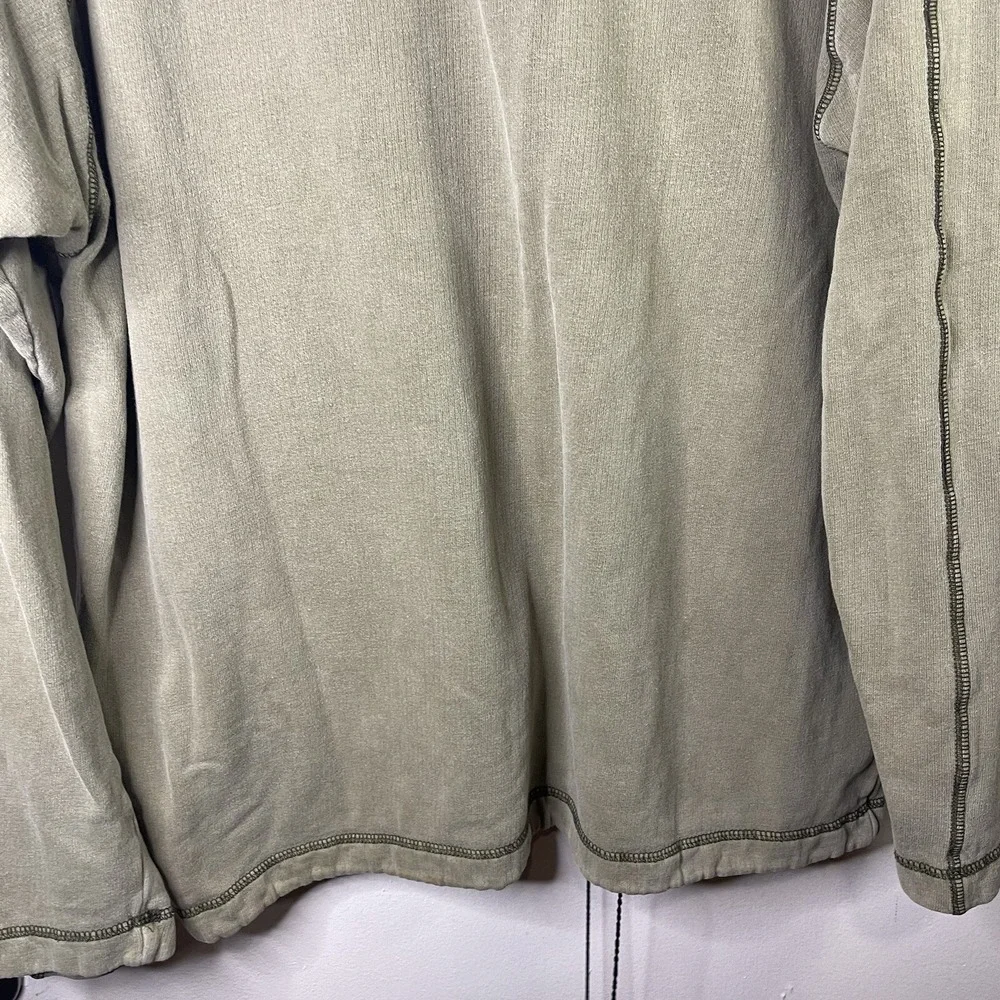 The Territory Ahead Sweater Mens XL Olive Green Half Zip Pullover‎ Casual Hiking